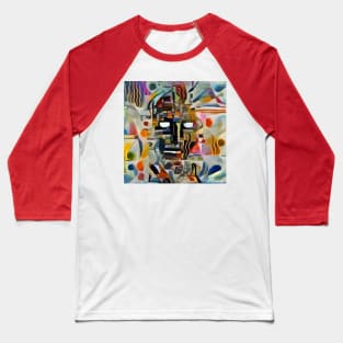 Abstract face painting Baseball T-Shirt